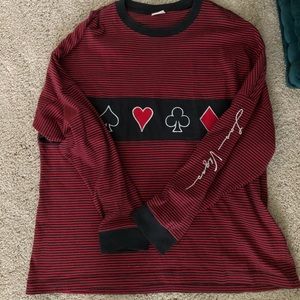 Urban Outfitters Longsleeve Cards Tee